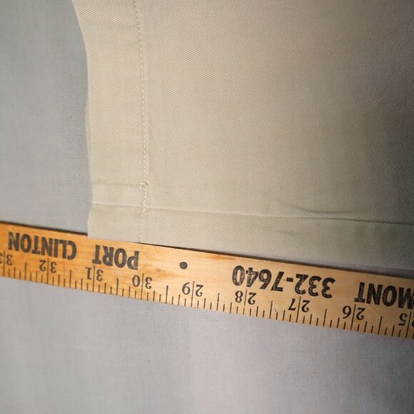 Vintage Columbia Chino Style Men's Pants Flat Front Cargo Pockets 38X32 - Picture 12 of 12